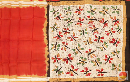 Handpainted Batik Silk Saree - PB 155 Archives - Batik Silk - Panjavarnam