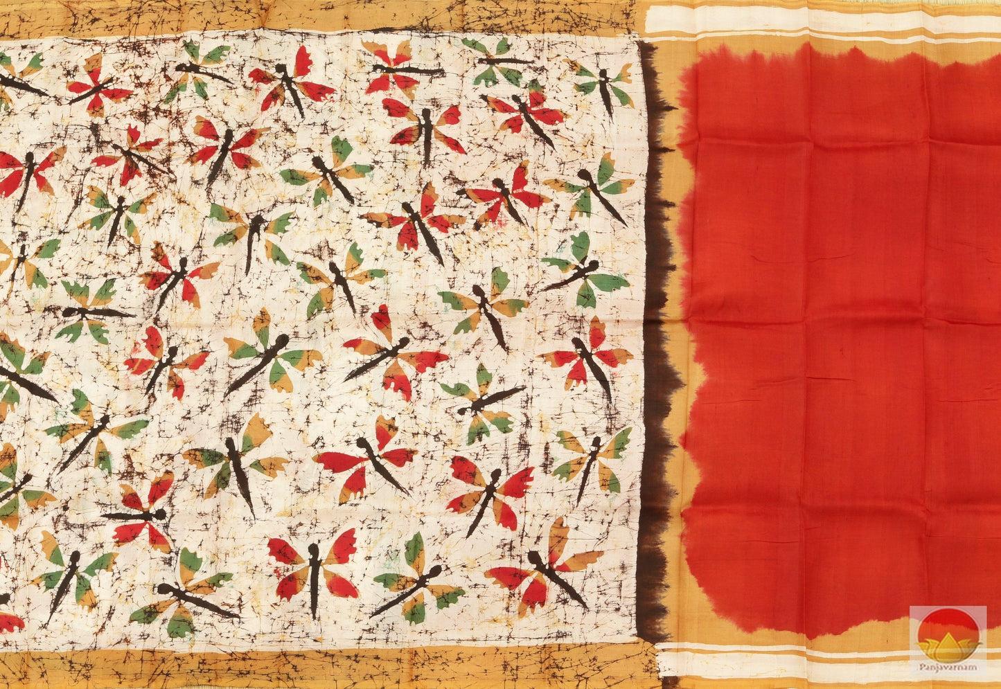 Handpainted Batik Silk Saree - PB 155 Archives - Batik Silk - Panjavarnam