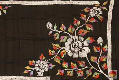 Handpainted Batik Silk Saree - PB 160 Archives - Batik Silk - Panjavarnam