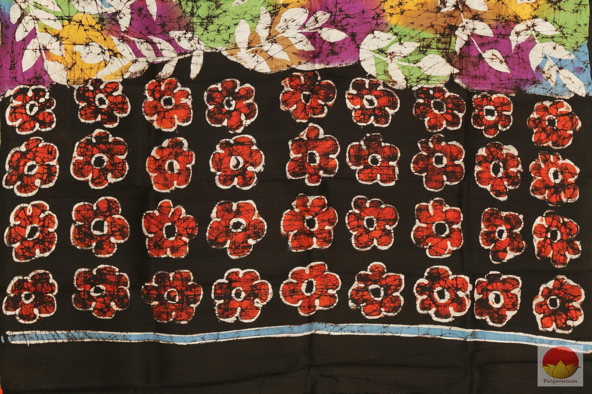 Handpainted Batik Silk Saree - PB 163 Archives - Batik Silk - Panjavarnam