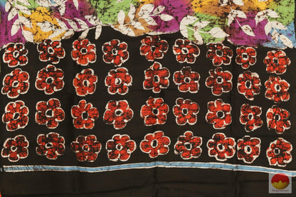 Handpainted Batik Silk Saree - PB 163 Archives - Batik Silk - Panjavarnam