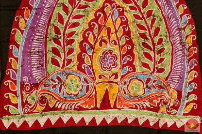 Handpainted Batik Silk Saree - PB 187 Archives - Batik Silk - Panjavarnam