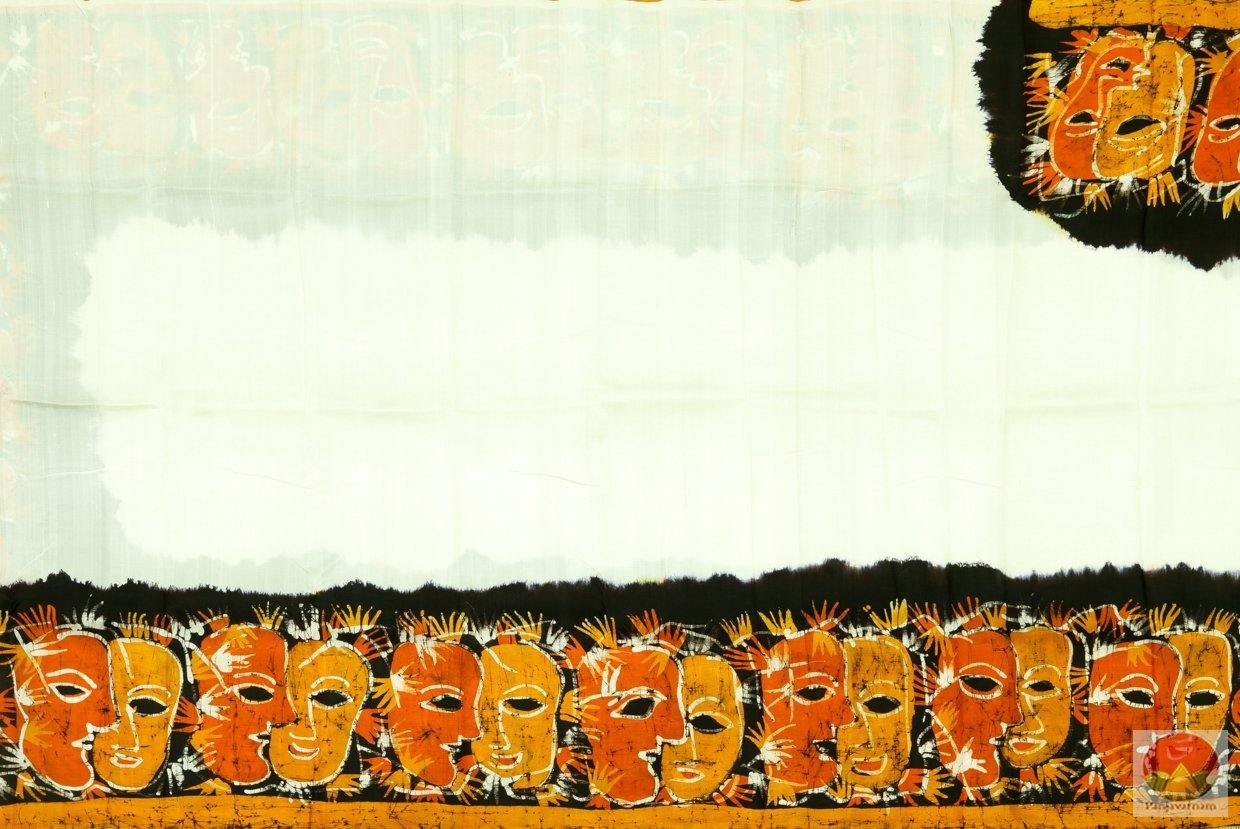Handpainted Batik Silk Saree - PB 195 Archives - Batik Silk - Panjavarnam