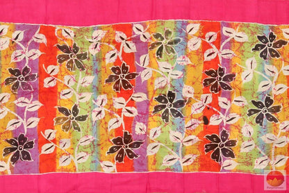 Handpainted Batik Silk Saree - PB 198 Archives - Batik Silk - Panjavarnam