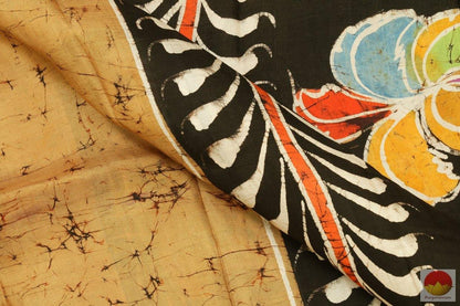 Handpainted Batik Silk Saree -PB 199 Archives - Batik Silk - Panjavarnam