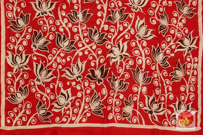 Handpainted Batik Silk Saree - PB 201 - Archives - Batik Silk - Panjavarnam