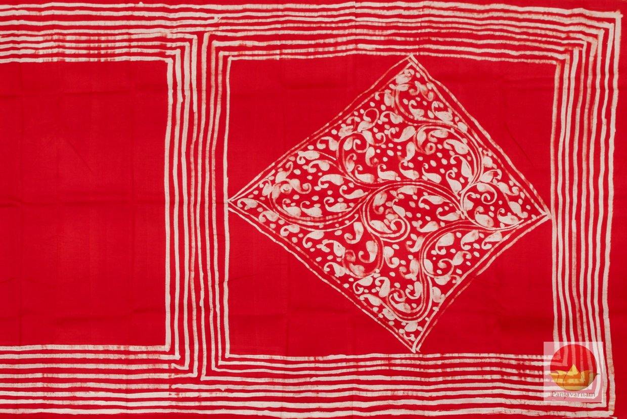 Handpainted Batik Silk Saree - PB 202 - Archives - Batik Silk - Panjavarnam