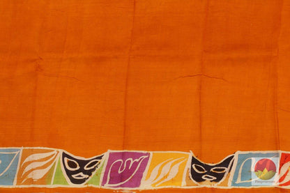 Handpainted Batik Silk Saree - PB 206 - Archives - Batik Silk - Panjavarnam
