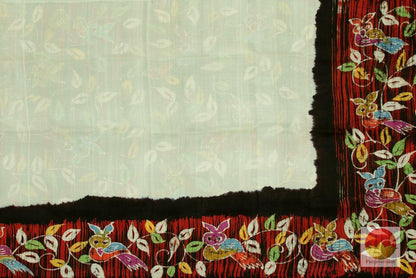 Handpainted Batik Silk Saree - PB 215 - Archives - Batik Silk - Panjavarnam
