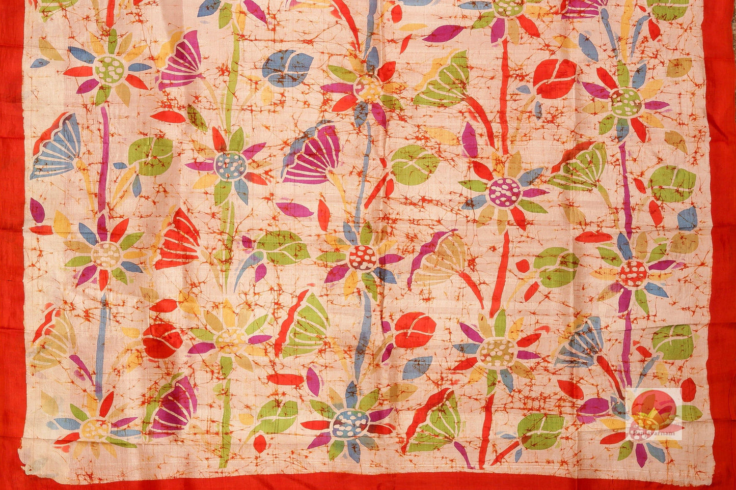 Handpainted Batik Silk Saree - PB 23 Archives - Batik Silk - Panjavarnam