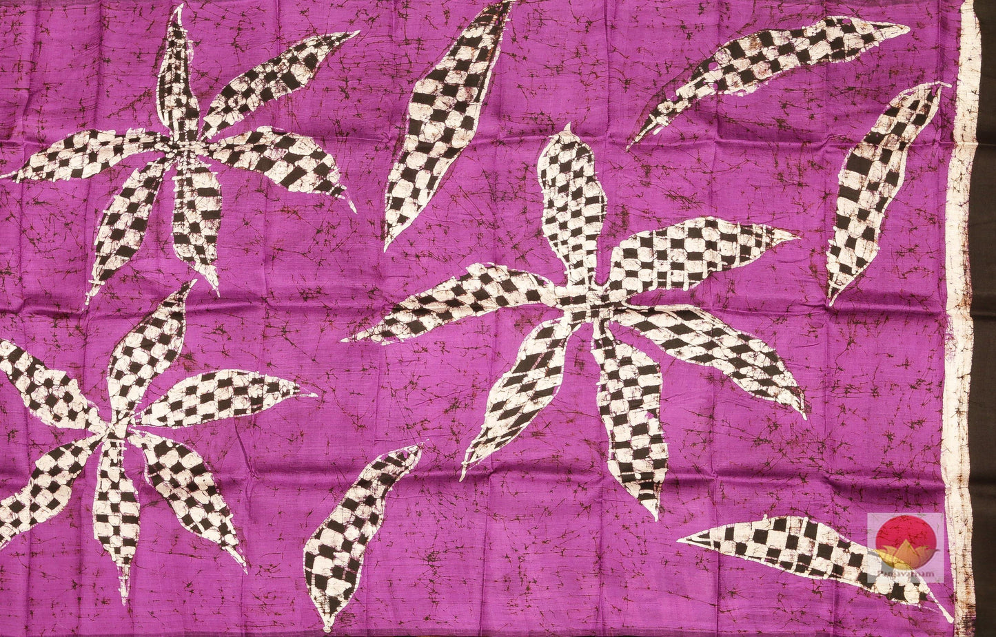 Handpainted Batik Silk Saree - PB 77 - Archives - Batik Silk - Panjavarnam