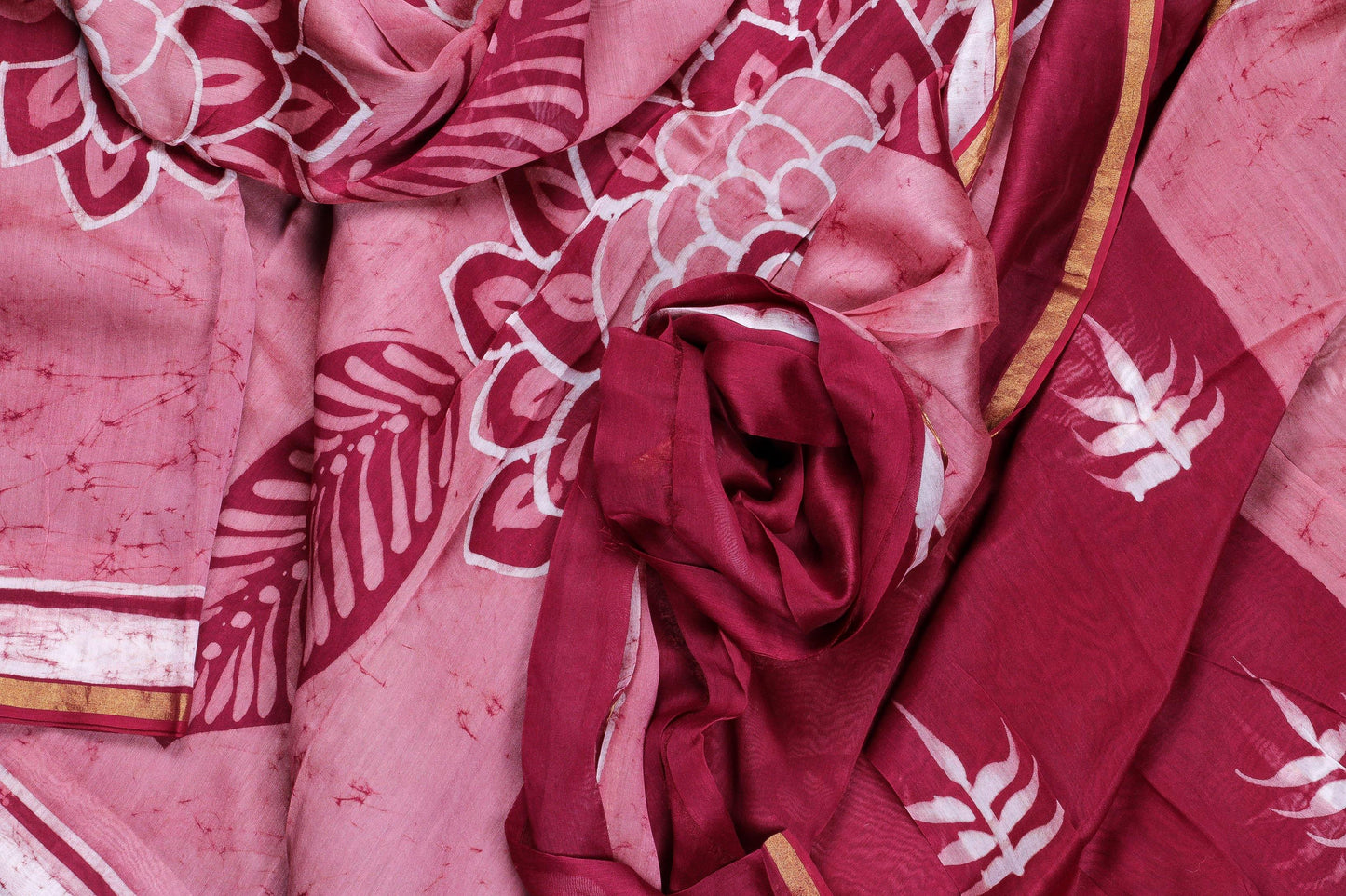 Handpainted Batik Silk Saree - PB03 - Batik Silk - Panjavarnam