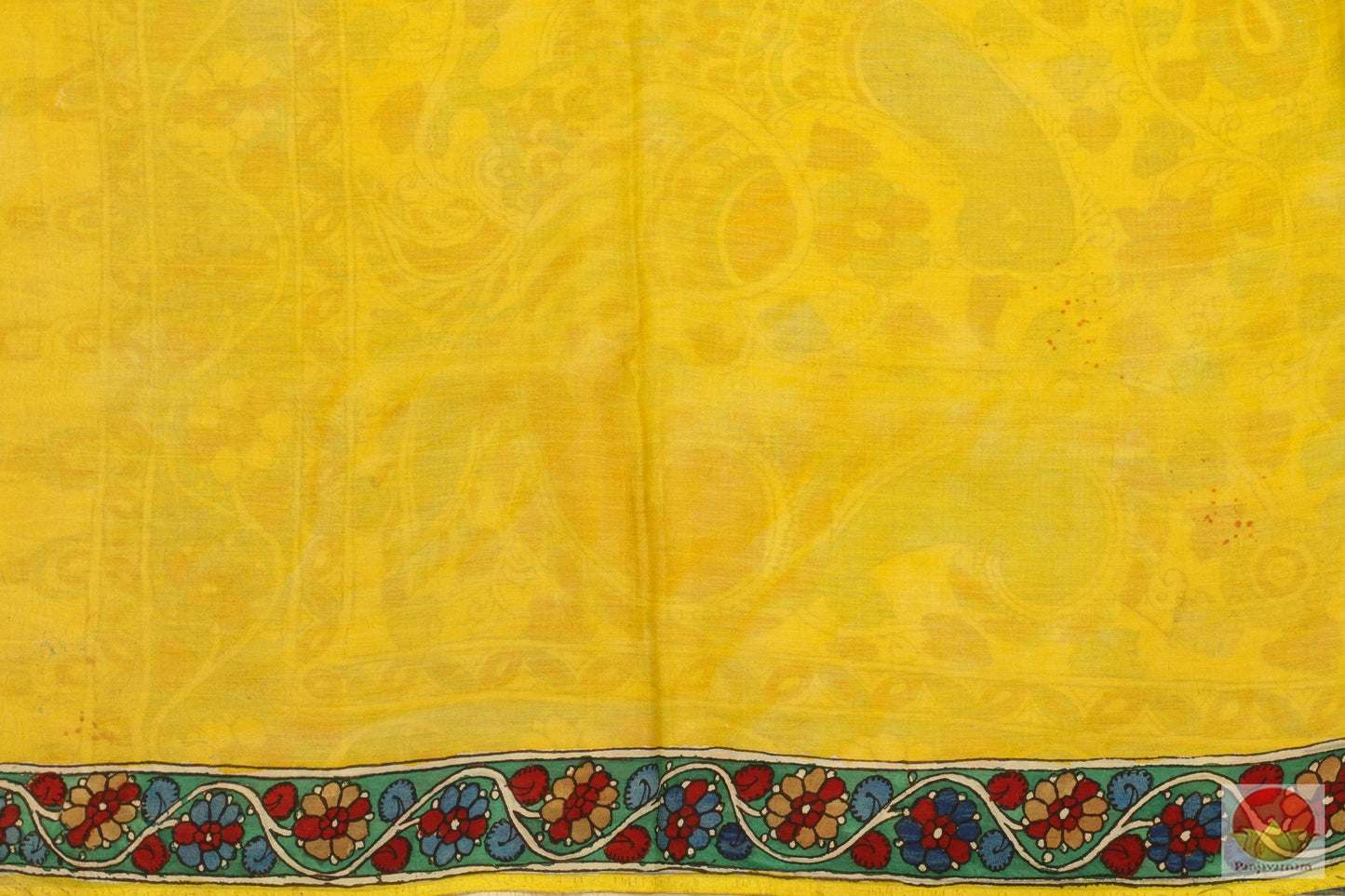 Handpainted Kalamkari Silk Saree - organic Dyes - PKBD 211 Archives - Kalamkari Silk - Panjavarnam