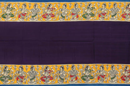 Handpainted Kalamkari Silk Saree - PKM 65 - Kalamkari Silk - Panjavarnam