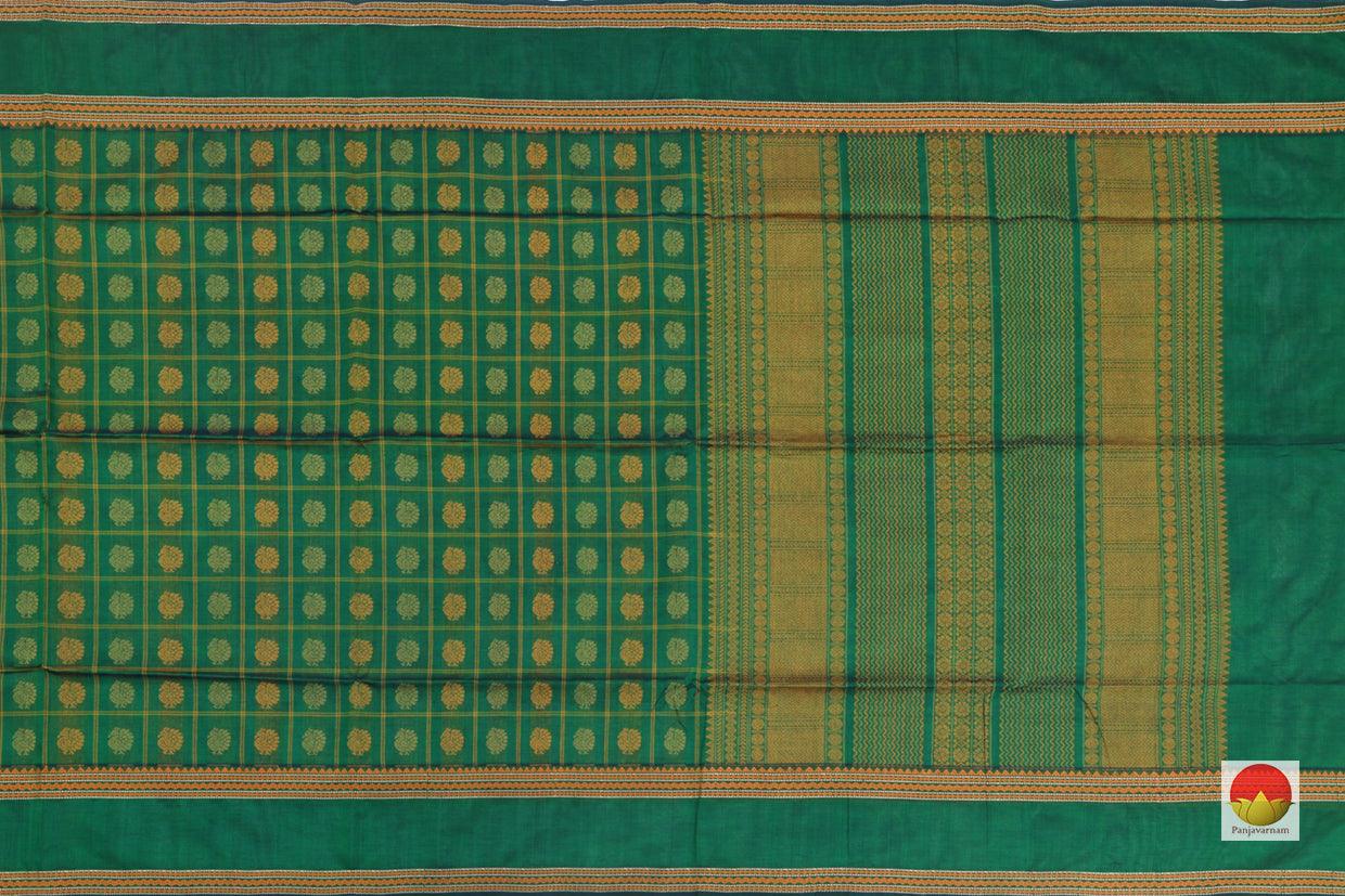 Handwoven - Aayiram Bhutta - Kanchi Silk Cotton Saree - KSC 1016 - Silk Cotton - Panjavarnam