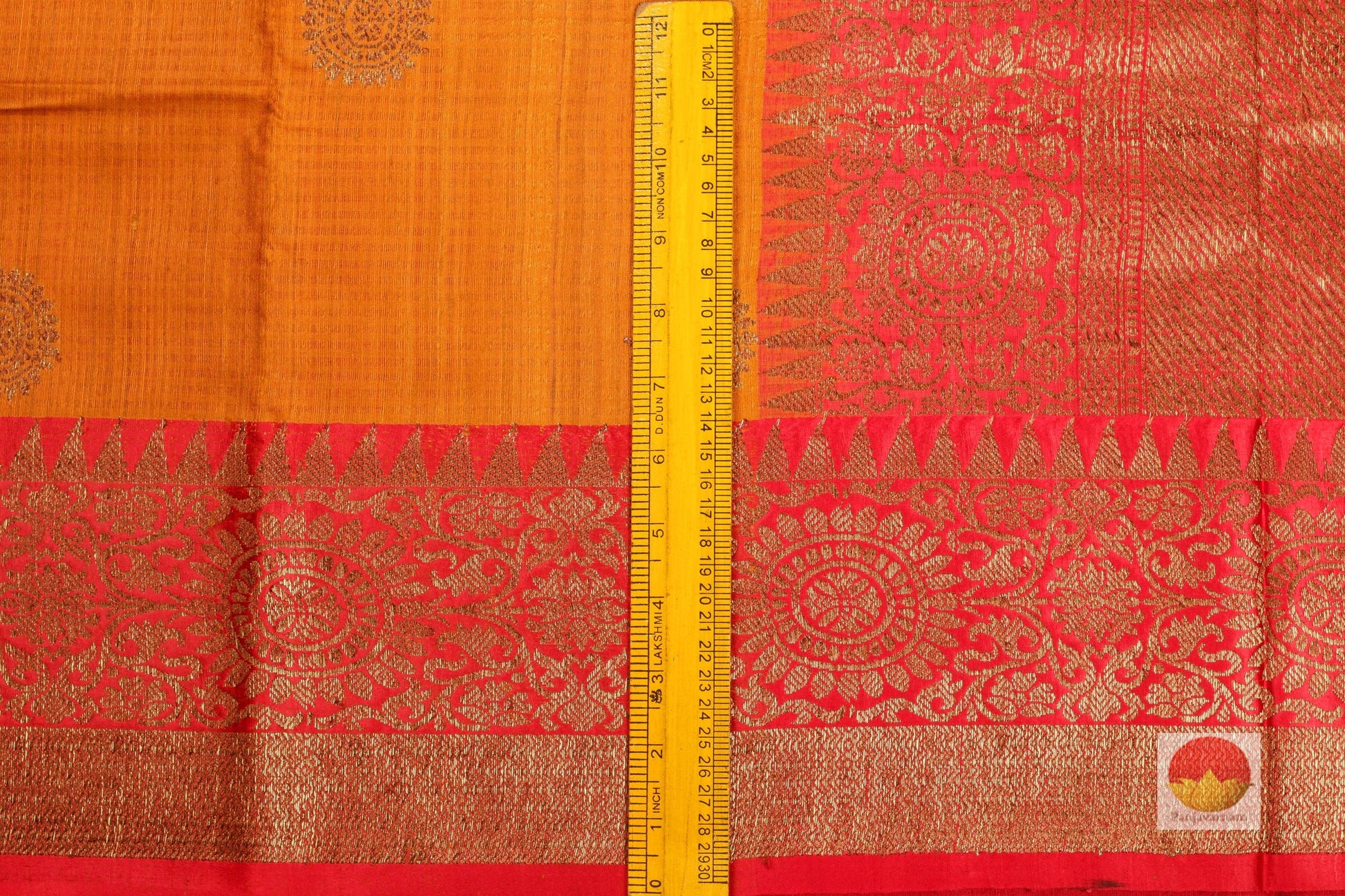 Handwoven Banarasi Pure Silk Saree - Matka Silk - PM 13 - Banarasi Silk - Panjavarnam