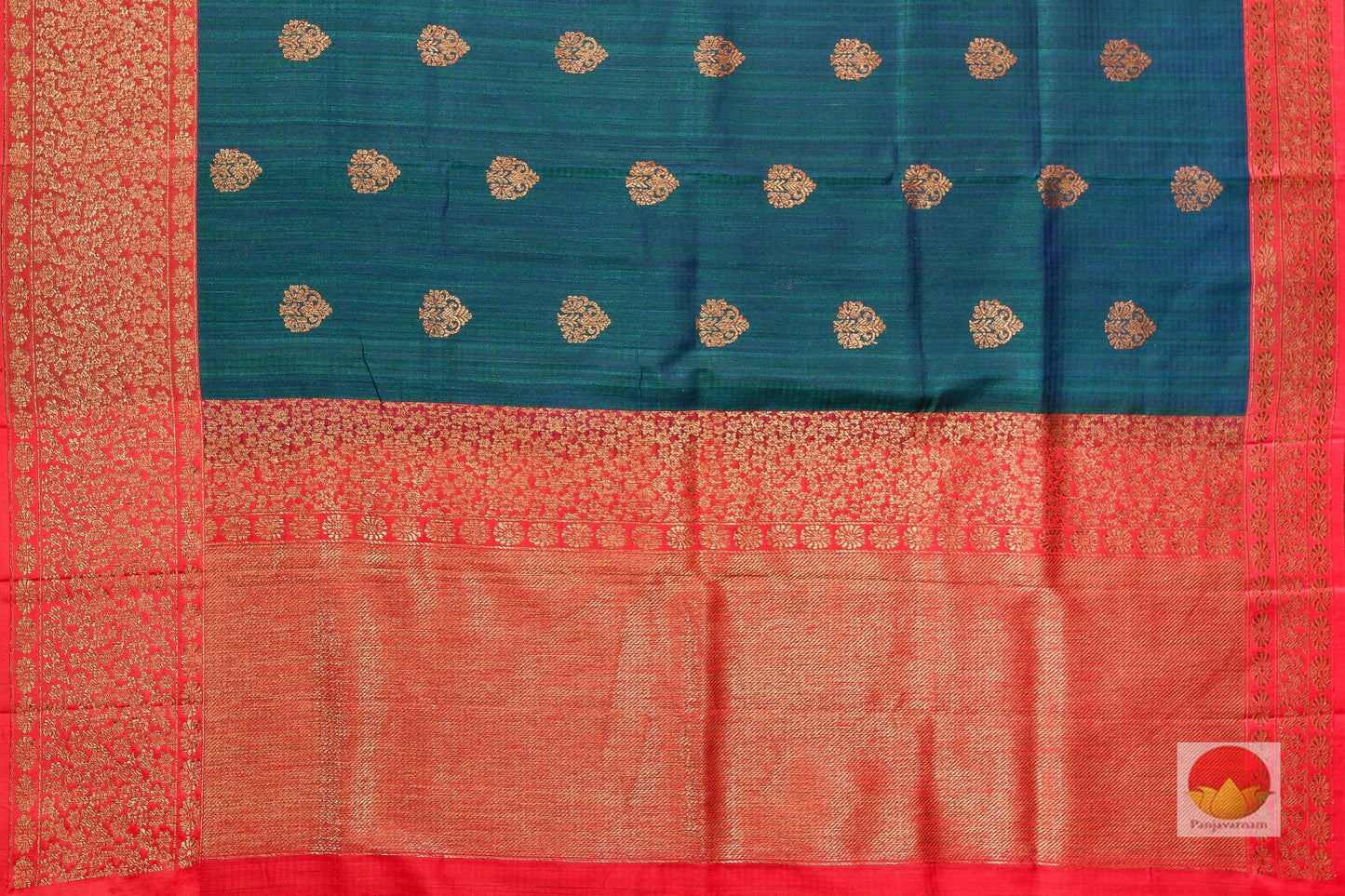 Handwoven Banarasi Pure Silk Saree - Matka Silk - PM 38 Archives - Banarasi Silk - Panjavarnam