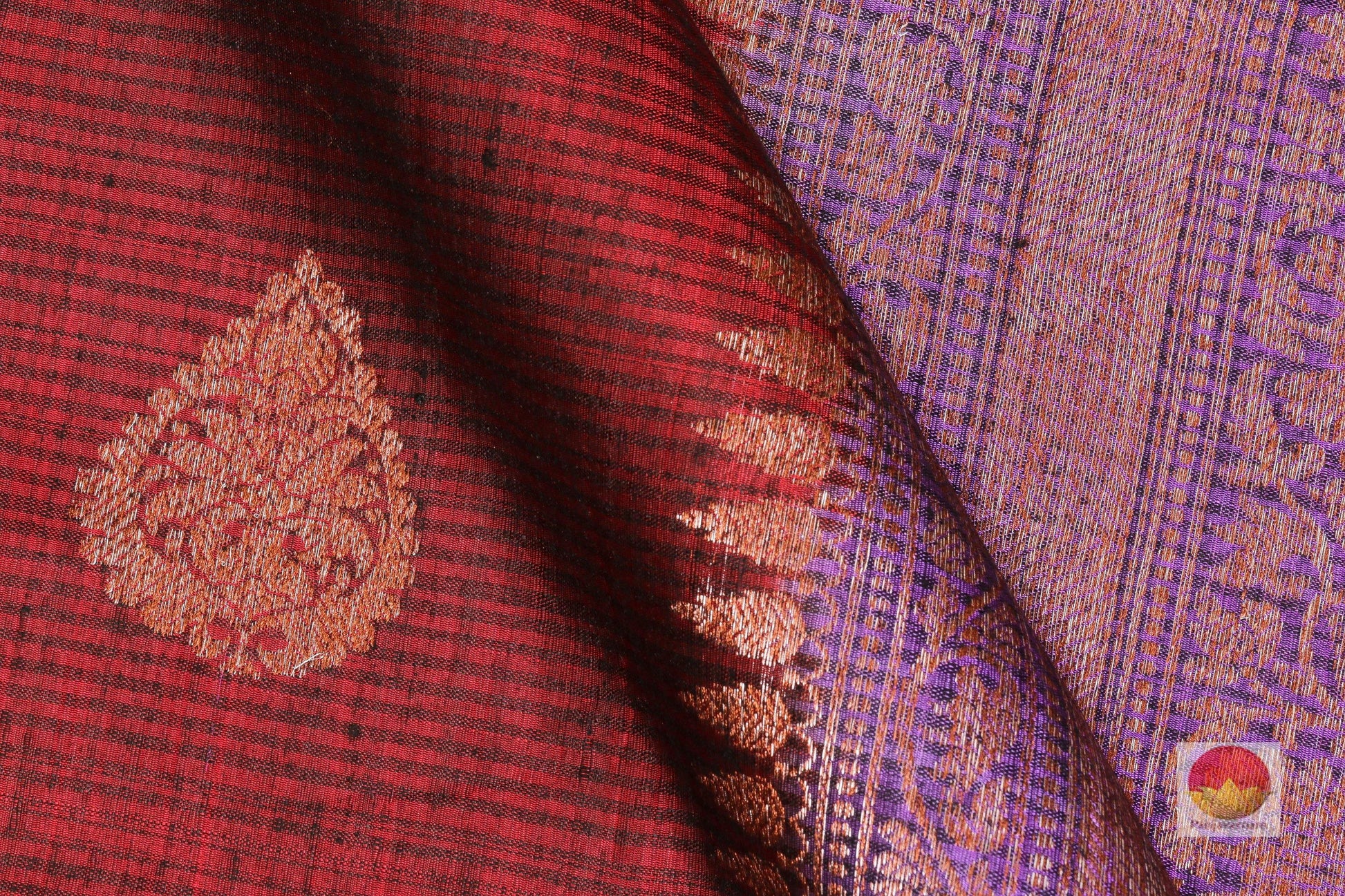 Handwoven Banarasi Pure Silk Saree - Matka Silk - PM 41 Archives - Banarasi Silk - Panjavarnam