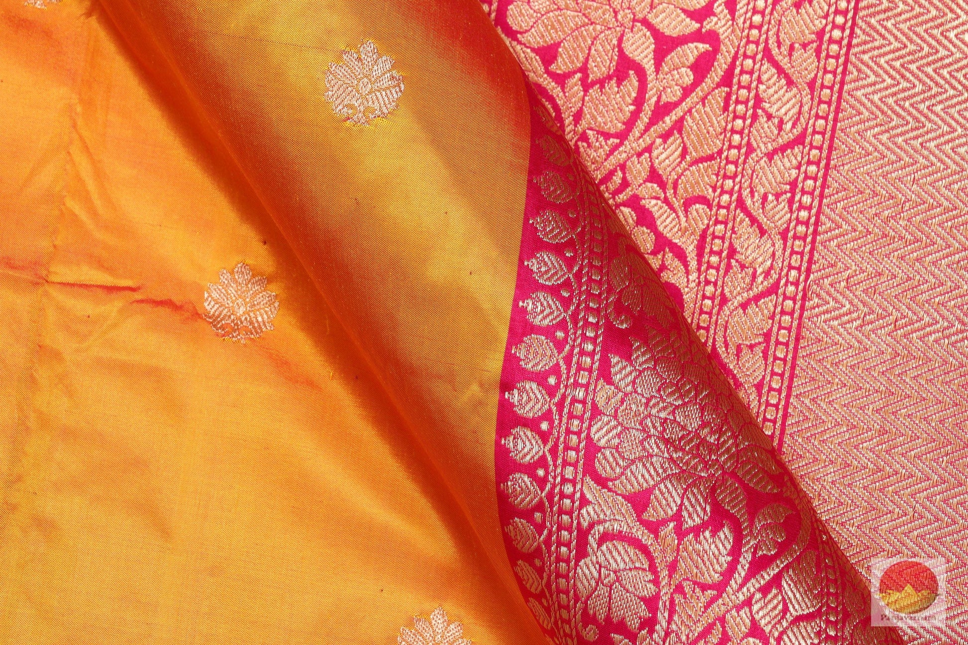 Handwoven Banarasi Pure Silk Saree - PB 382 Archives - Banarasi Silk - Panjavarnam