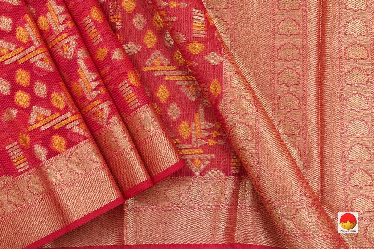 Handwoven Banarasi Silk Cotton Saree - PSC 1064 - Archives - Silk Cotton - Panjavarnam