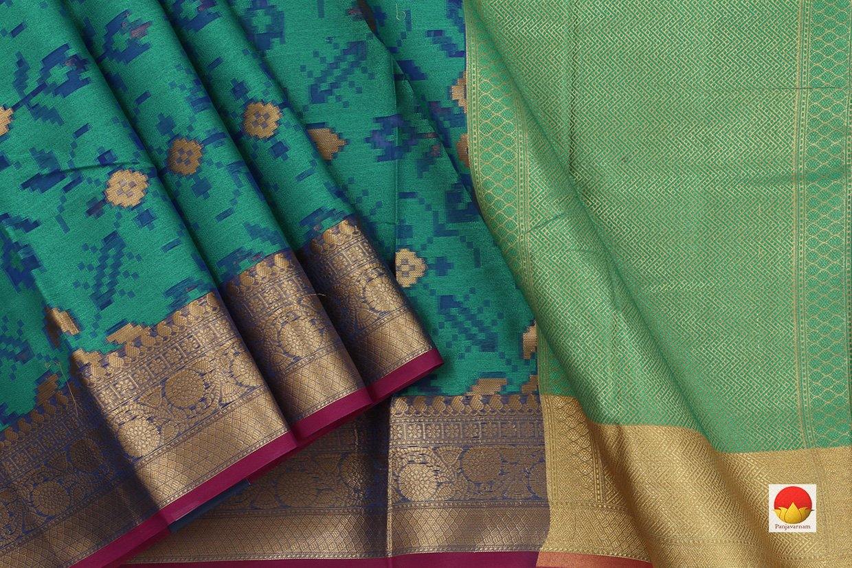 Handwoven Banarasi Silk Cotton Saree - PSC 1066 - Archives - Silk Cotton - Panjavarnam