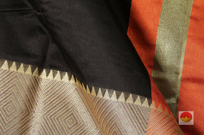 Handwoven Banarasi Silk Cotton Saree - PSC 204 - Silk Cotton - Panjavarnam