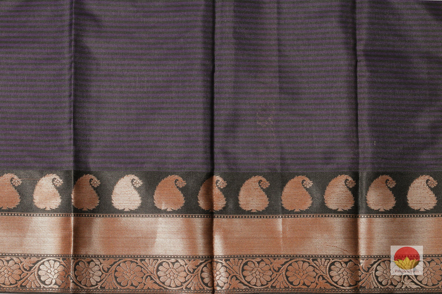 Handwoven Banarasi Silk Cotton Saree - PSC 224 - Silk Cotton - Panjavarnam