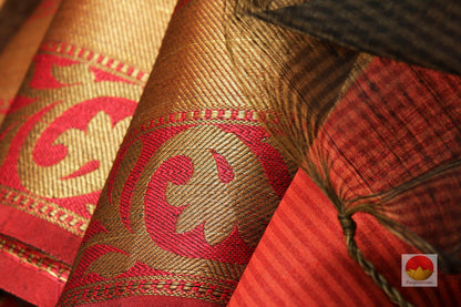 Handwoven Banarasi Silk Cotton Saree - PSC 301 - Silk Cotton - Panjavarnam
