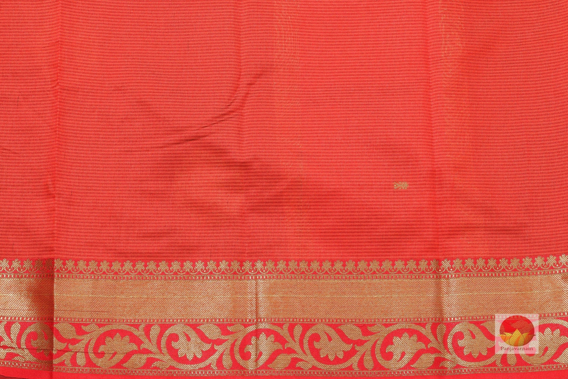 Handwoven Banarasi Silk Cotton Saree - PSC 301 - Silk Cotton - Panjavarnam