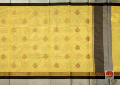 Handwoven Banarasi Silk Cotton Saree - PSC 313 - Silk Cotton - Panjavarnam