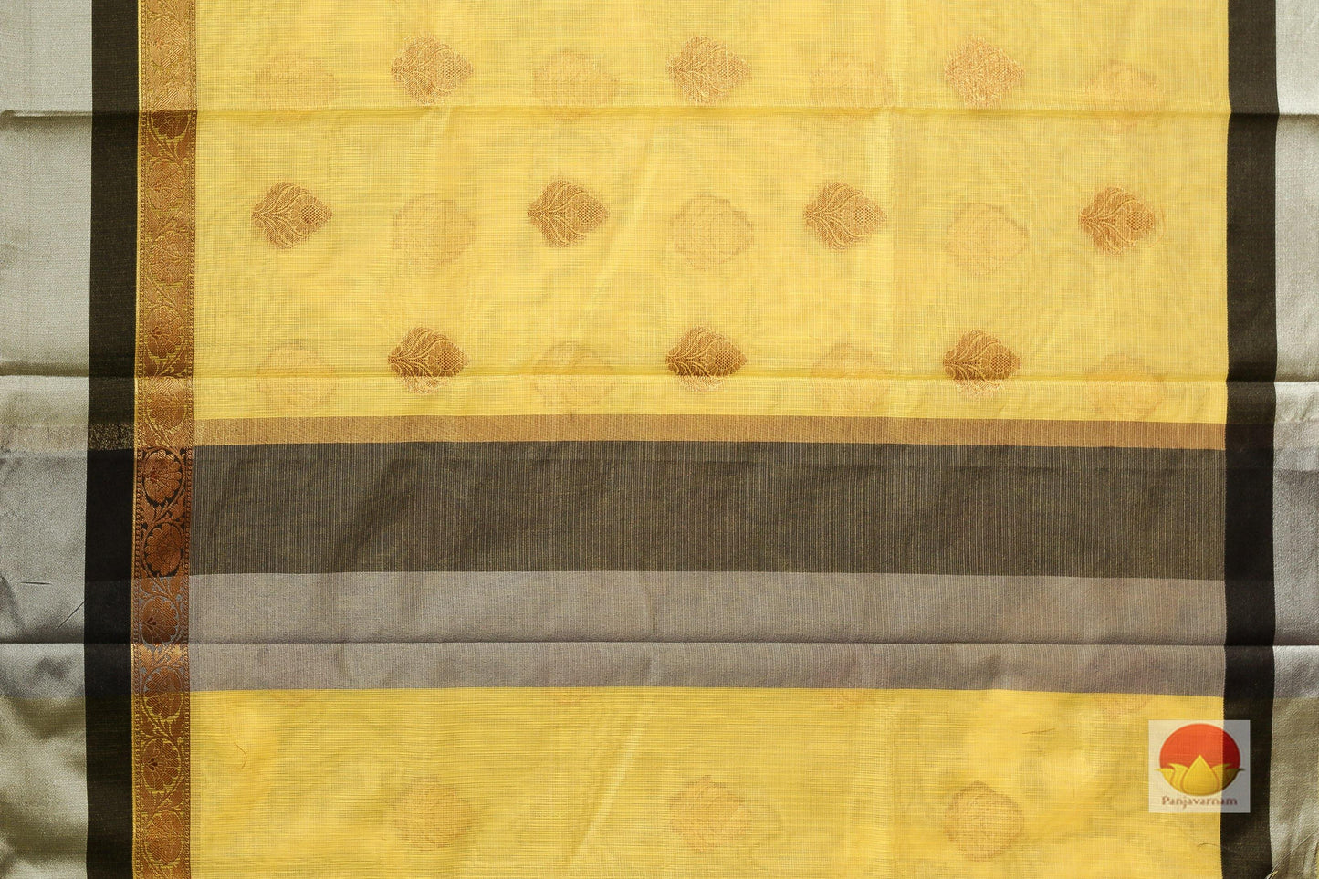 Handwoven Banarasi Silk Cotton Saree - PSC 313 - Silk Cotton - Panjavarnam