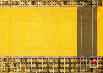 Handwoven Banarasi Silk Cotton saree - PSC 314 - Silk Cotton - Panjavarnam