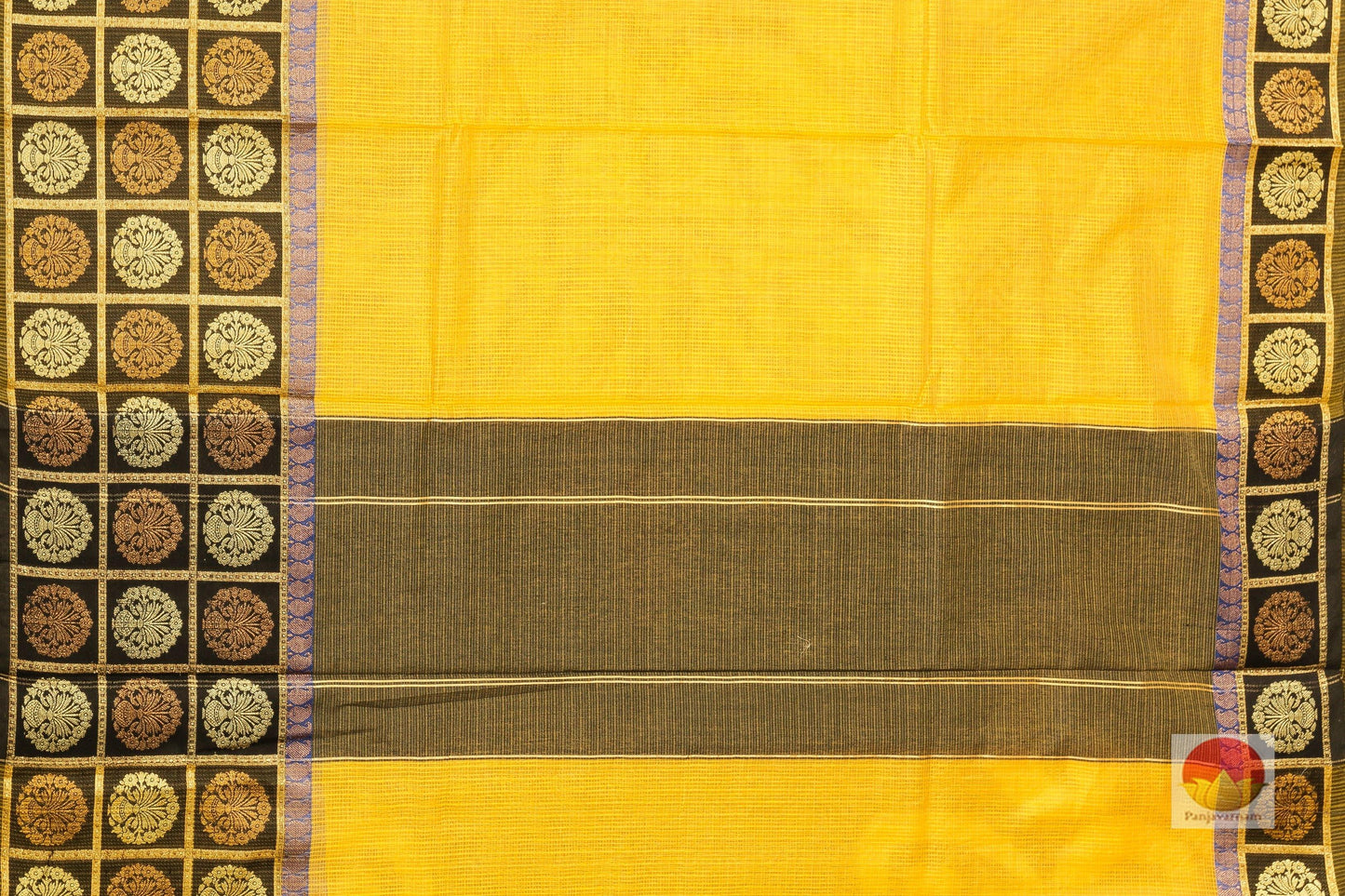 Handwoven Banarasi Silk Cotton saree - PSC 314 - Silk Cotton - Panjavarnam