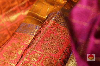 Handwoven Banarasi Silk Cotton Saree - PSC 316 - Silk Cotton - Panjavarnam PSC 316