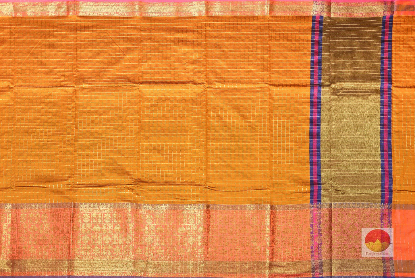 Handwoven Banarasi Silk Cotton Saree - PSC 316 - Silk Cotton - Panjavarnam PSC 316