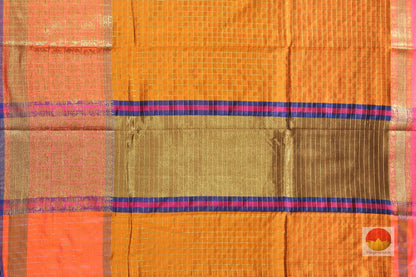 Handwoven Banarasi Silk Cotton Saree - PSC 316 - Silk Cotton - Panjavarnam PSC 316