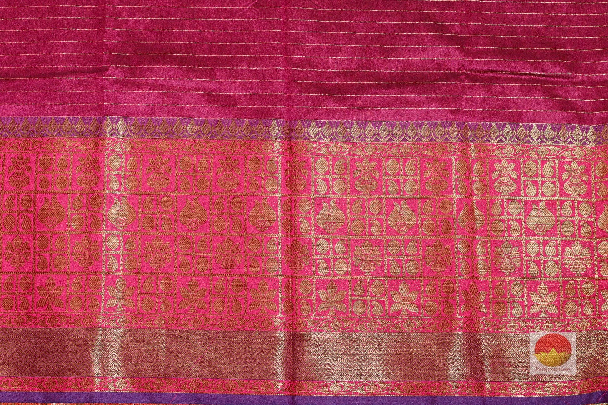 Handwoven Banarasi Silk Cotton Saree - PSC 316 - Silk Cotton - Panjavarnam PSC 316