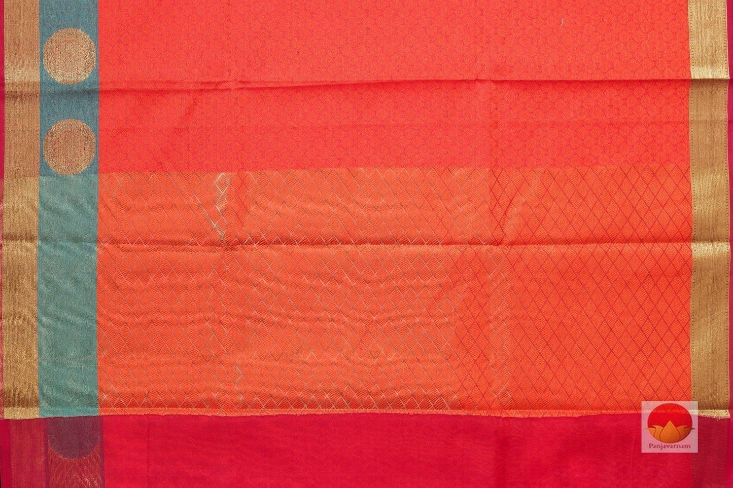 Handwoven Banarasi Silk Cotton Saree - PSC 318 - Silk Cotton - Panjavarnam