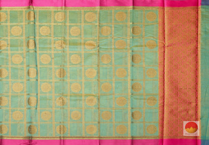 Handwoven Banarasi Silk Cotton Saree - PSC 333 - Silk Cotton - Panjavarnam PSC 333