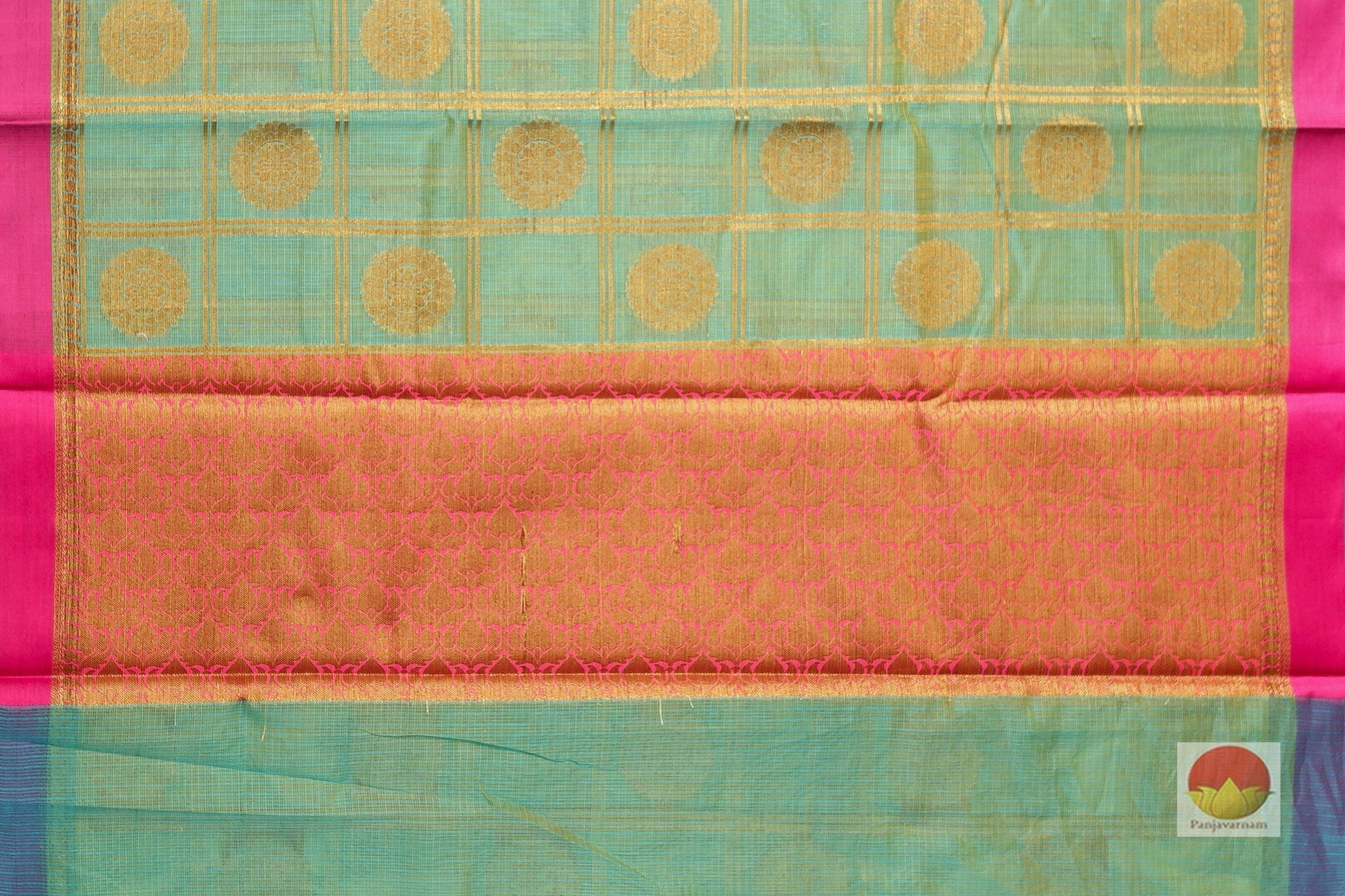 Handwoven Banarasi Silk Cotton Saree - PSC 333 - Silk Cotton - Panjavarnam PSC 333