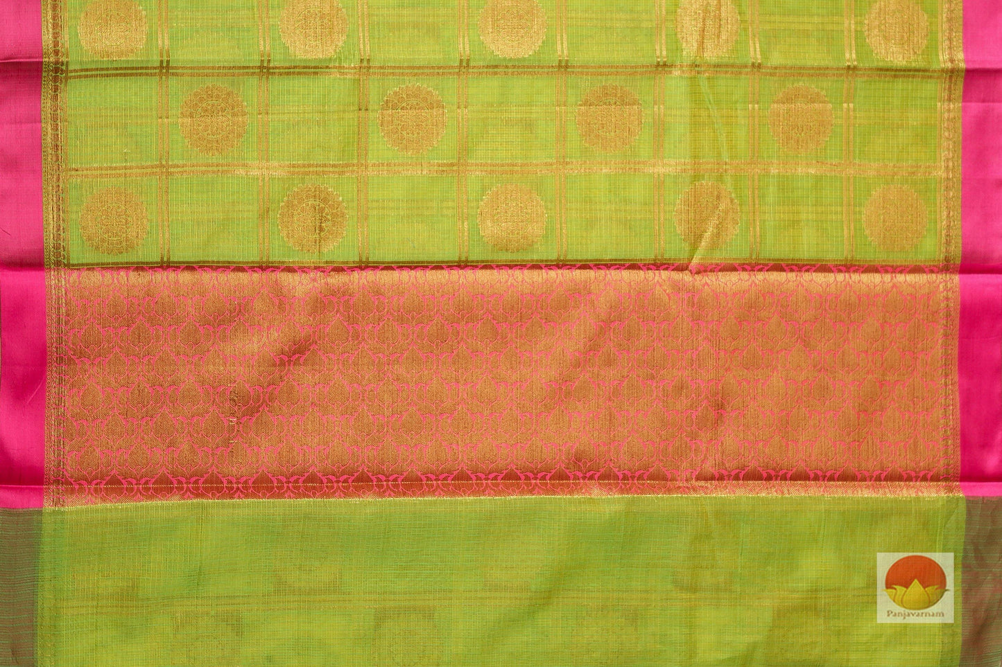 Handwoven Banarasi Silk Cotton Saree - PSC 33A - Silk Cotton - Panjavarnam
