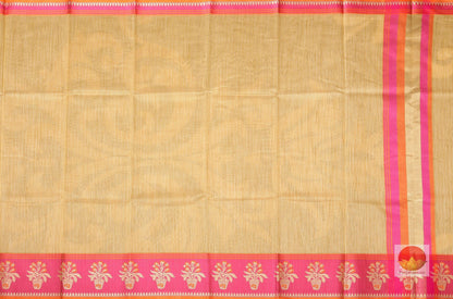 Handwoven Banarasi Silk Cotton saree - PSC 340 - Silk Cotton - Panjavarnam
