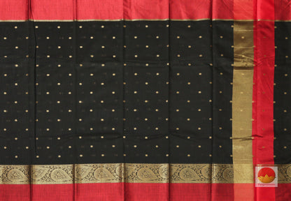 Handwoven Banarasi Silk Cotton Saree - PSC 341 - Silk Cotton - Panjavarnam