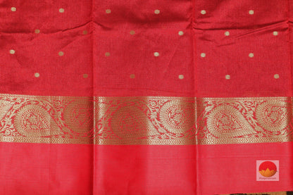 Handwoven Banarasi Silk Cotton Saree - PSC 341 - Silk Cotton - Panjavarnam