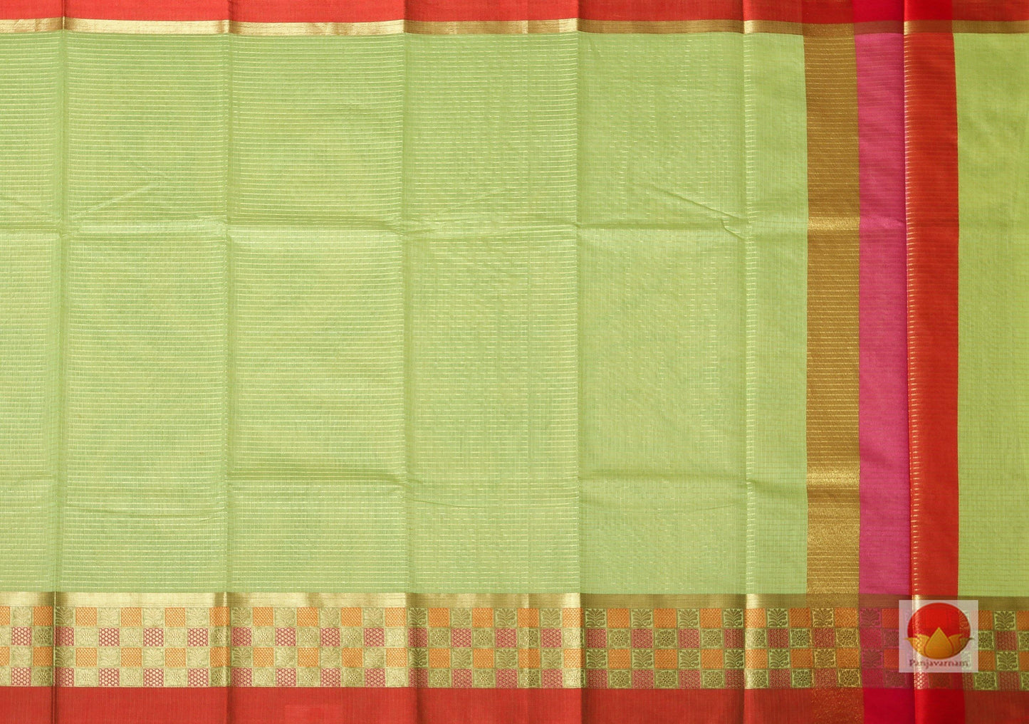 Handwoven Banarasi Silk Cotton Saree - PSC 346 - Silk Cotton - Panjavarnam