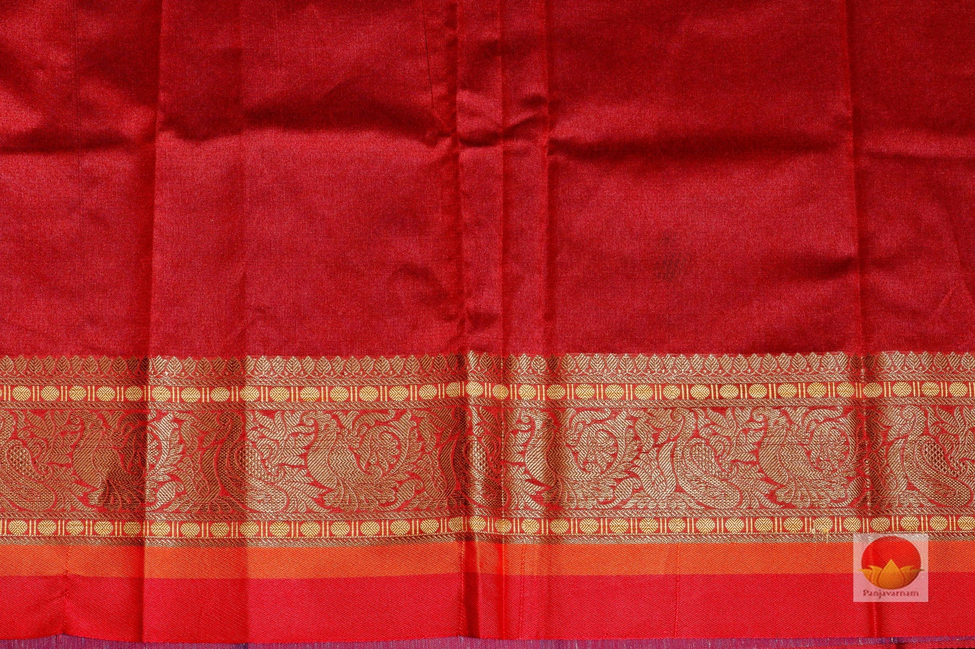 Handwoven Banarasi Silk Cotton Saree - PSC 347 - Silk Cotton - Panjavarnam