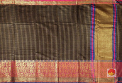 Handwoven Banarasi Silk Cotton Saree - PSC 349 - Silk Cotton - Panjavarnam PSC 349