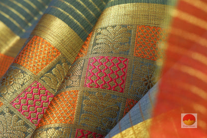 Handwoven Banarasi Silk Cotton Saree - PSC 350 Archives - Silk Cotton - Panjavarnam