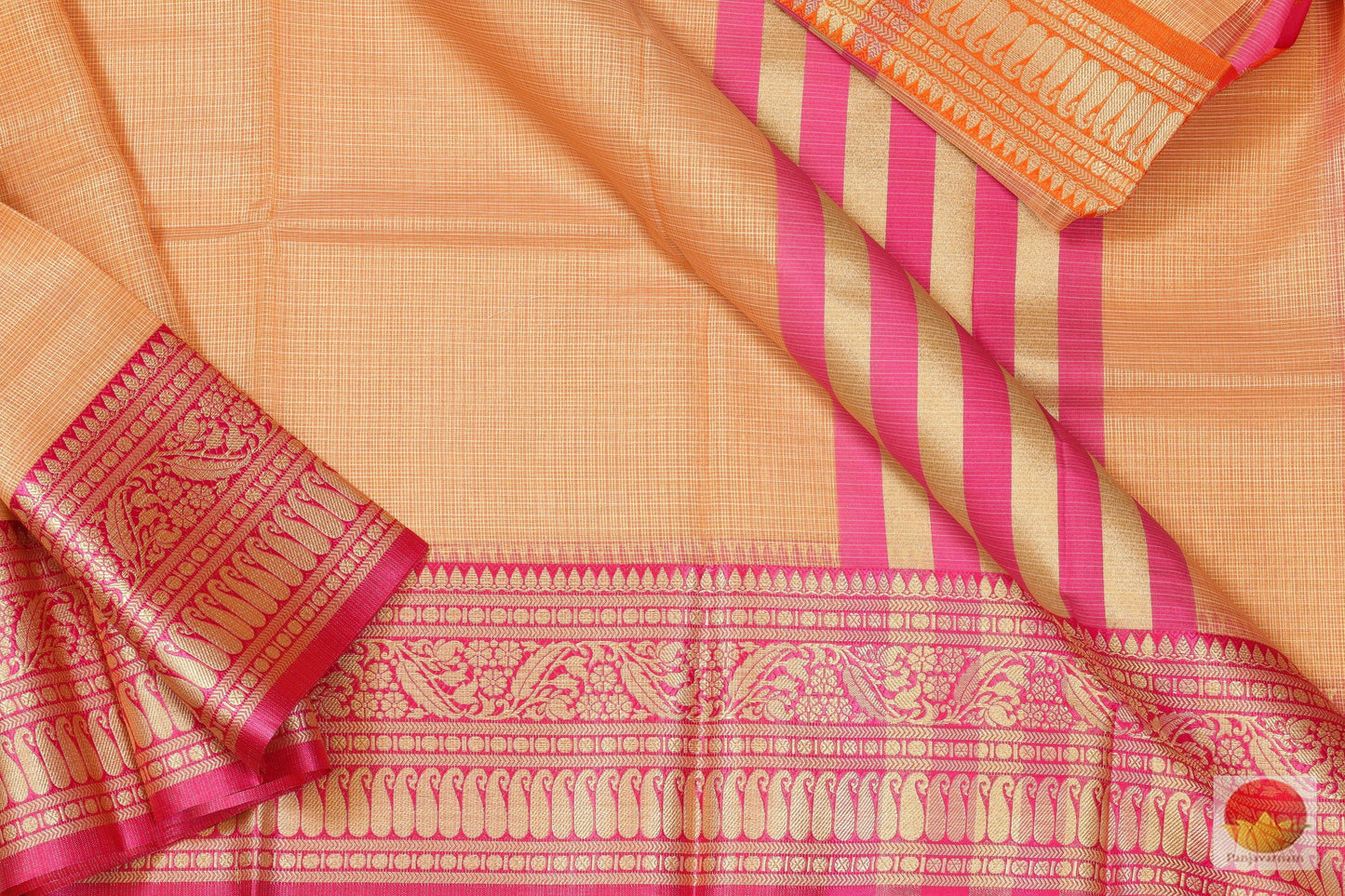 Handwoven Banarasi Silk Cotton Saree - PSC 390 Archives - Silk Cotton - Panjavarnam