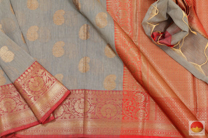 Handwoven Banarasi Silk Cotton Saree - PSC 516 Archives - Silk Cotton - Panjavarnam